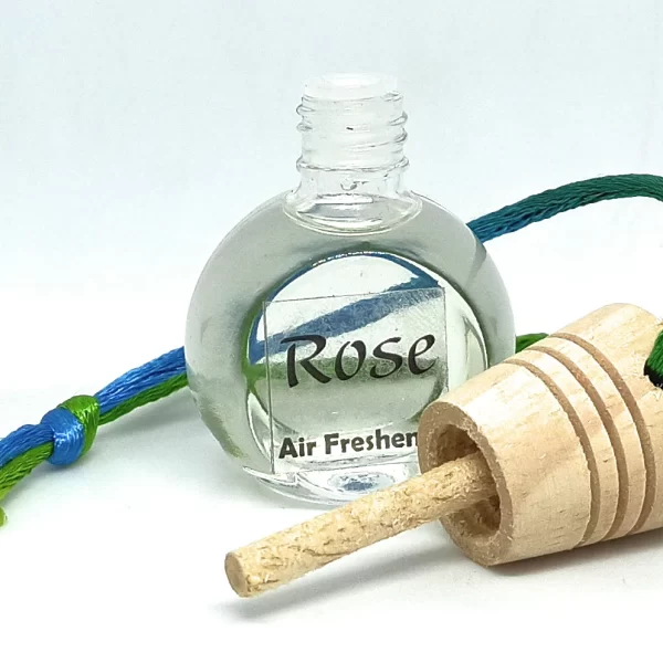 Hanging Car Perfume/Air Freshner Multipurpose Rose/Gulab 12ml Pack