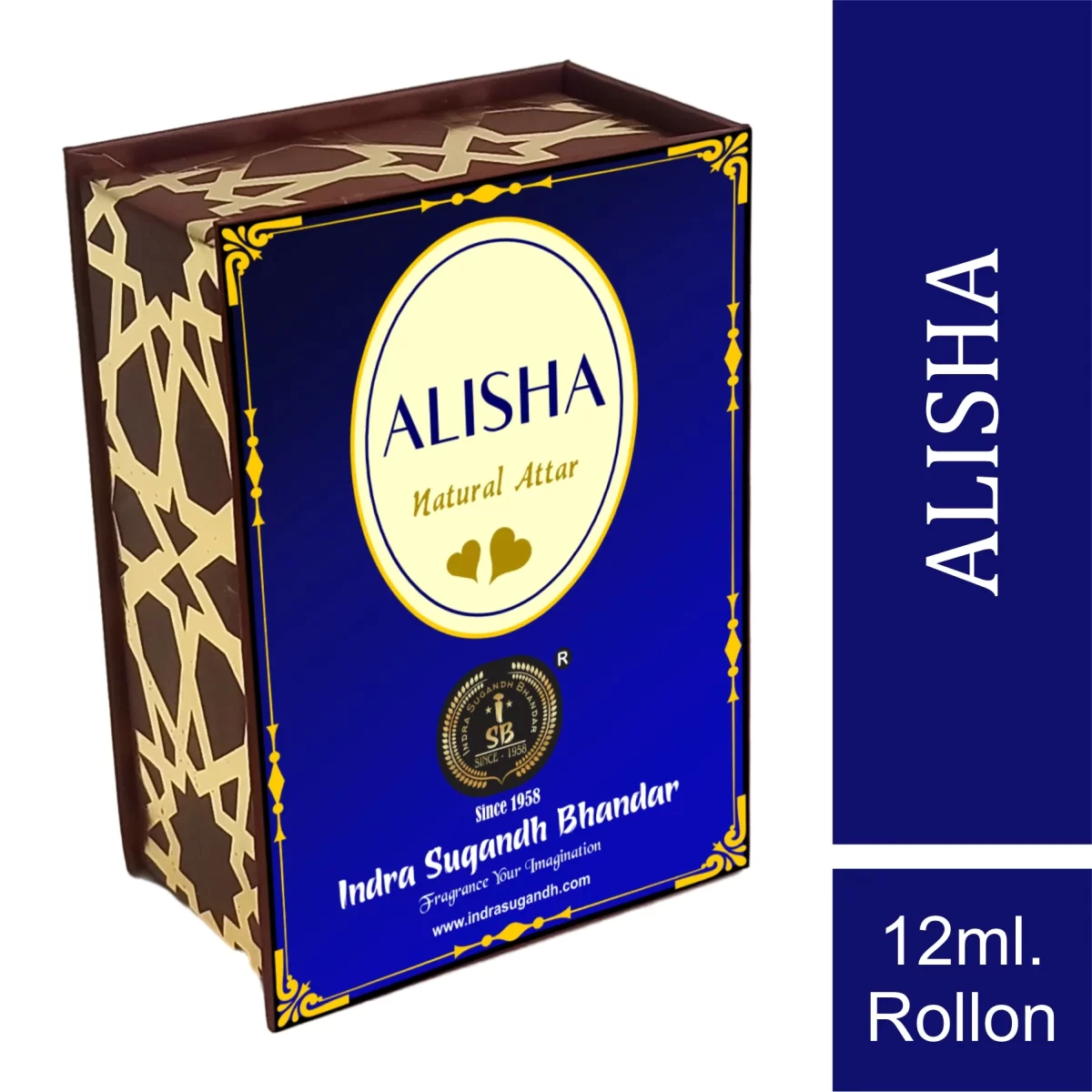 Alisha Strong & Sweet Heart Perfume 12ml Rollon Gift Box Pack - Image 1