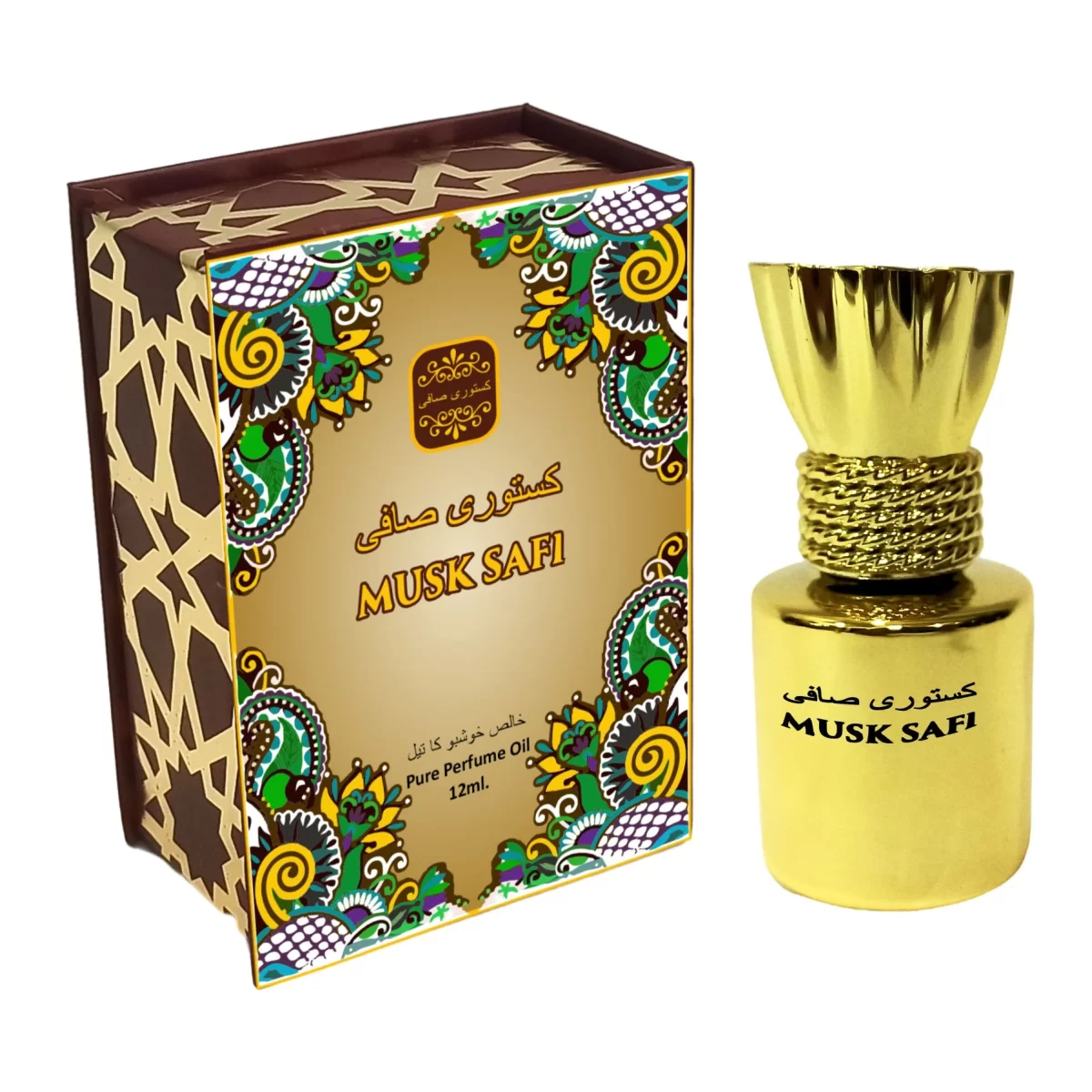 Musk Safi Concentrated Perfume Oil 24 Hours Long Lasting Fragrance 12ml Rollon Box Pack - Image 1