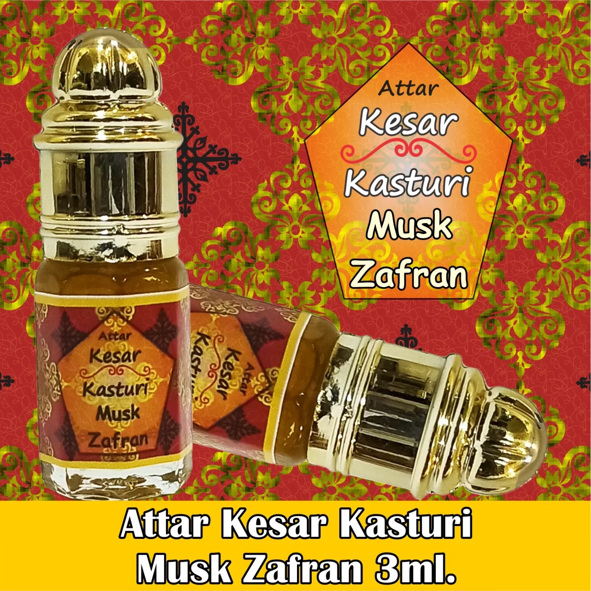 Kesar Kasturi 3ml Rollon Pack - Image 1